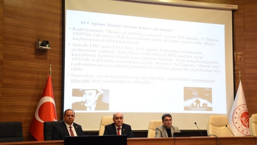 Fakültemiz Öğretim Üyelerinden Doç. Dr. Ahmet Somuncu, “Vergi Hukuku Kapsamında Vergi Kabahatleri ve Suçları” konulu eğitim seminerine konuşmacı olarak katılmıştır.